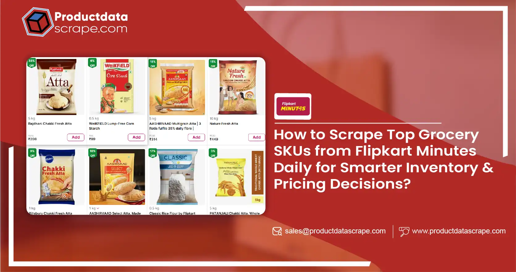 How to Scrape Top Grocery SKUs from Flipkart Minutes Daily for Smarter Inventory & Pricing Decisions-01